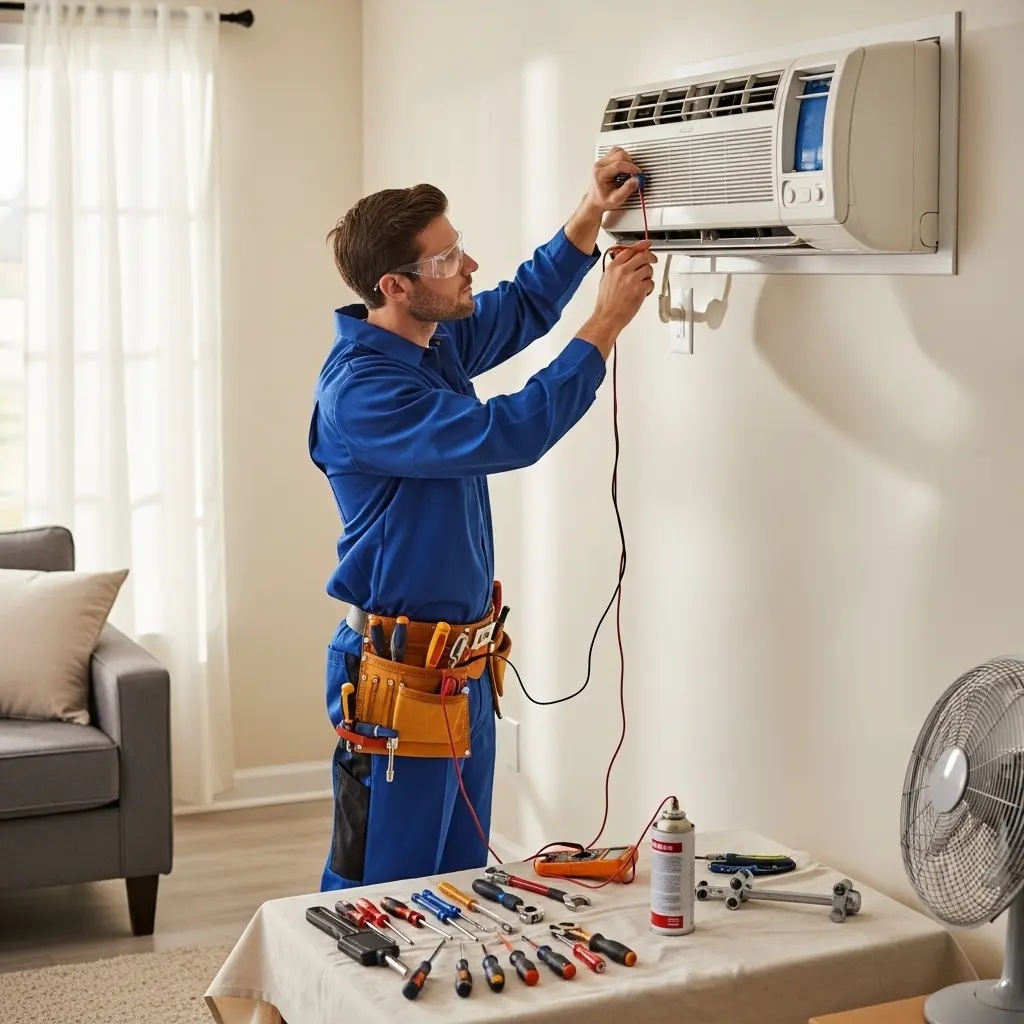 Çubuk Termikel Termikel klima gaz dolumu ve bakım – Enerji verimliliği artırıldı. - Teknik servis örneği